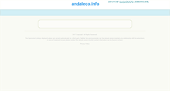 Desktop Screenshot of andaleco.info