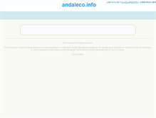 Tablet Screenshot of andaleco.info